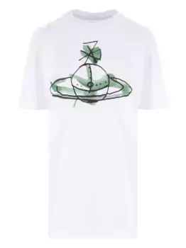 Футболка с круглым вырезом Vivienne Westwood, белый