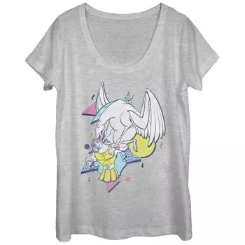 Футболка с круглым вырезом в стиле поп-арт Disney's Hercules Junior's Hercules & Pegasus 90 Licensed Character