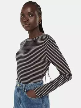 Футболка с круглым вырезом в тонкую полоску Essential Whistles, темно-синий/мульти