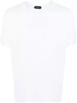 Футболка с круглым вырезом Zanone, белый