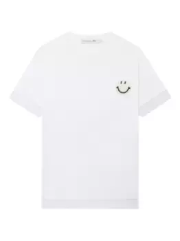 Футболка с кружевной отделкой Joshua Sanders, белый