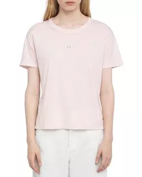 Футболка с крыльями и стразами Mar Zadig & Voltaire, розовый