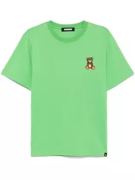 Футболка с культовым плюшевым мишкой BARROW, зеленый