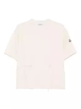 Футболка с кулиской MONCLER, нейтральный