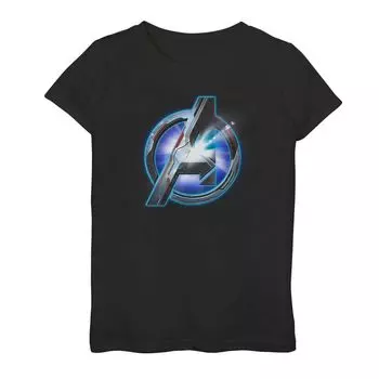 Футболка с квантовым логотипом Marvel Avengers Endgame для девочек 7–16 лет Marvel