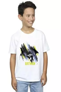 Футболка с летающим Бэтменом DC Comics, белый