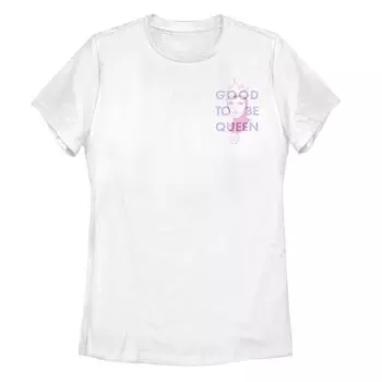 Футболка с левой стороны груди для юниоров Disney Villains Evil Queen Good To Be Queen Disney
