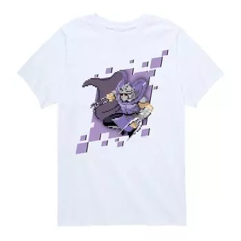 Футболка с лицензированным персонажем для мальчиков TMNT Shredder Pixels Licensed Character, белый