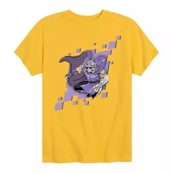 Футболка с лицензированным персонажем для мальчиков TMNT Shredder Pixels Licensed Character, желтый