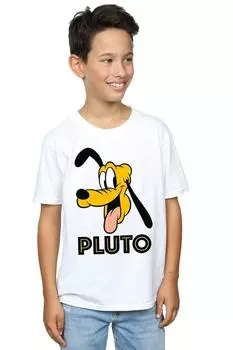 Футболка с лицом Плутона Disney, белый