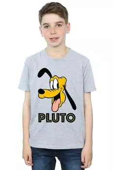 Футболка с лицом Плутона Disney, серый
