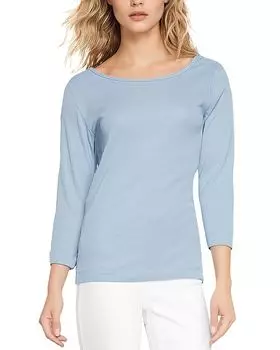 Футболка с лодочкой Three Dots, синий