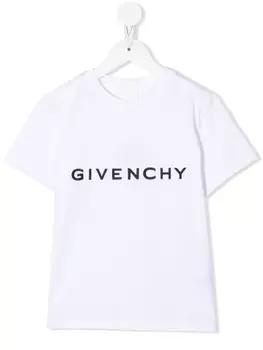 Футболка с логотипом 4G Givenchy Kids, белый