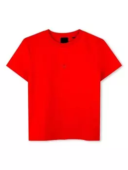 Футболка с логотипом 4G Givenchy Kids, красный