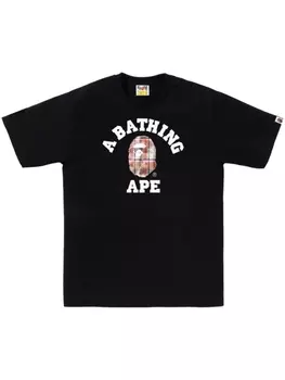 Футболка с логотипом A BATHING APE, черный