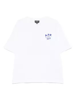 Футболка с логотипом A.P.C., белый