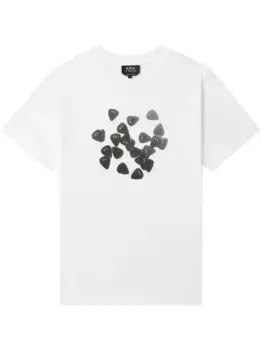 Футболка с логотипом A.P.C., белый