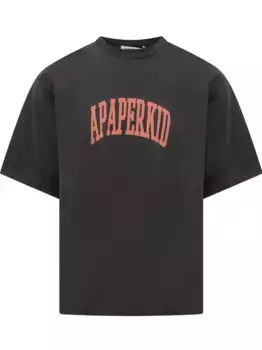 Футболка с логотипом A PAPER KID, черный