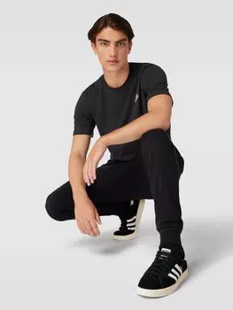 Футболка с логотипом ADIDAS SPORTSWEAR, черный