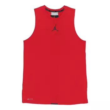 Футболка с логотипом air, дышащий баскетбольный жилет, Air Jordan, красный