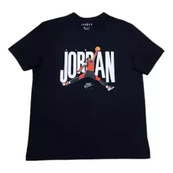 Футболка с логотипом Air Jordan, черный