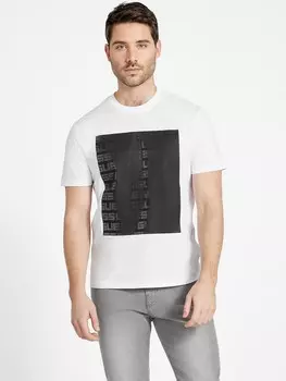 Футболка с логотипом Alcatraz Guess Factory, цвет Pure White