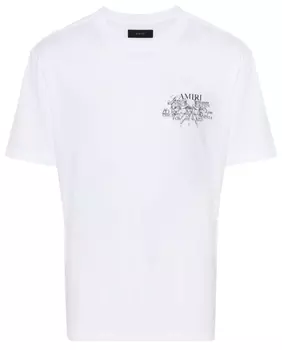 Футболка с логотипом AMIRI, белый