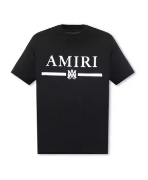 Футболка с логотипом Amiri, черный