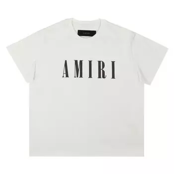 Футболка с логотипом Amiri с короткими рукавами, цвет Белый