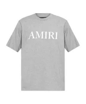 Футболка с логотипом Amiri, серый