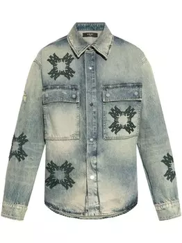 Футболка с логотипом AMIRI, синий