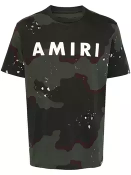 Футболка с логотипом AMIRI, зеленый