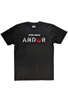 Футболка с логотипом Андора Star Wars, черный