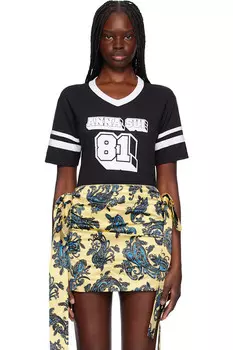 Футболка с логотипом Anna Sui Anna Sui, черный