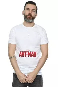 Футболка с логотипом Ant-Man размером с муравья Marvel, белый