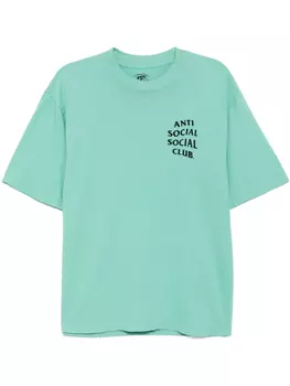 Футболка с логотипом Anti Social Social Club, зеленый