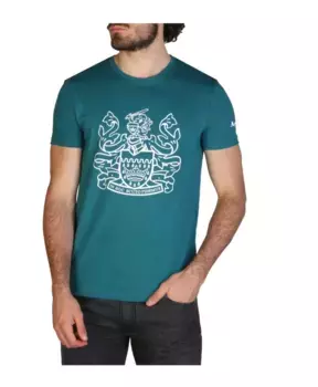 Футболка с логотипом Aquascutum, зеленый