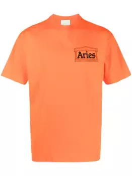 Футболка с логотипом Aries, оранжевый