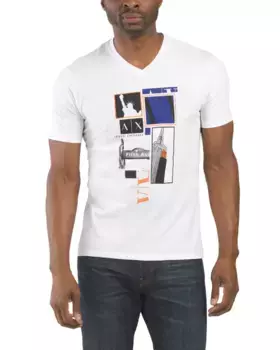 Футболка с логотипом Armani Exchange, белый