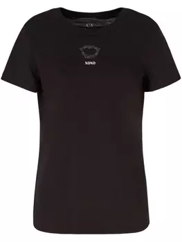Футболка с логотипом Armani Exchange, черный