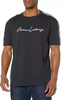 Футболка с логотипом Armani Exchange, цвет Deep Navy