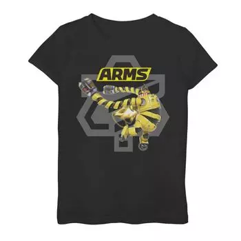 Футболка с логотипом Arms Mechanica для девочек 7–16 лет Licensed Character