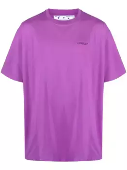 Футболка с логотипом Arrows OFF-WHITE, фиолетовый