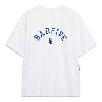 Футболка с логотипом badfive Li-Ning, белый