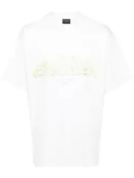 Футболка с логотипом Balenciaga, бежевый