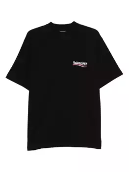 Футболка с логотипом BALENCIAGA, черный