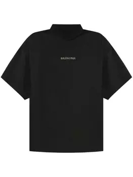 Футболка с логотипом Balenciaga, черный