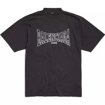 Футболка с логотипом Balenciaga, черный