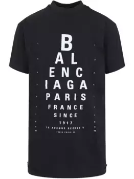 Футболка с логотипом BALENCIAGA, черный