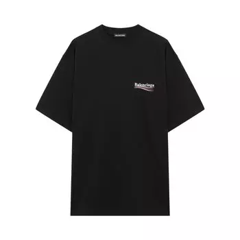 Футболка с логотипом Balenciaga, цвет Черный